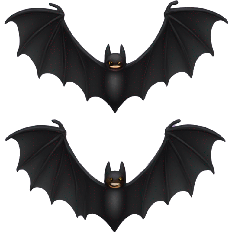 black bat wings emoji