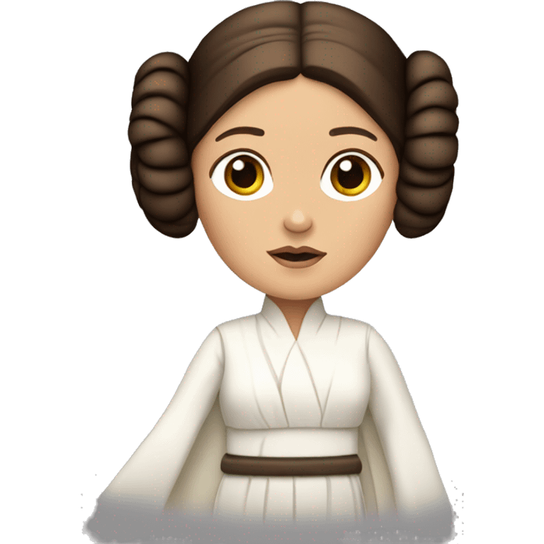 Princess leia from Star Wars emoji