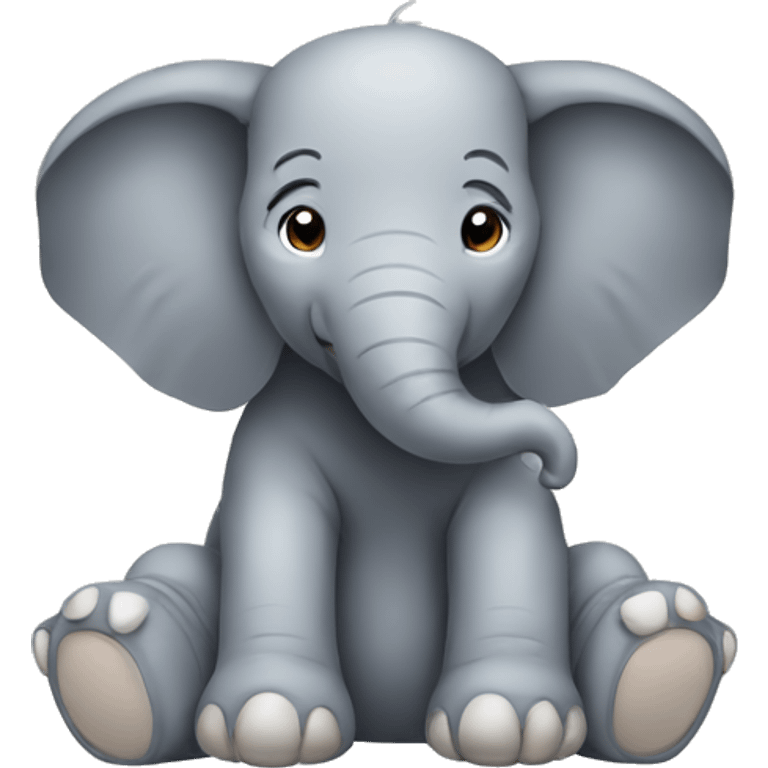 Elephant sitting emoji