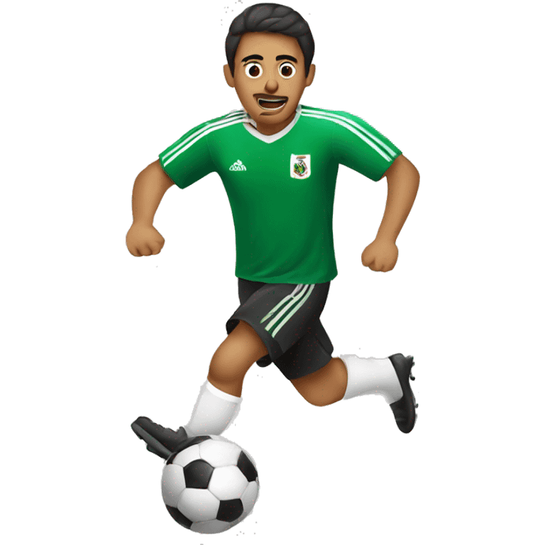 mexican playing soccer emoji