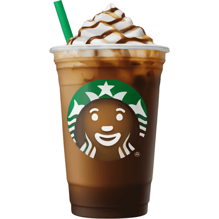 Starbucks iced coffee emoji