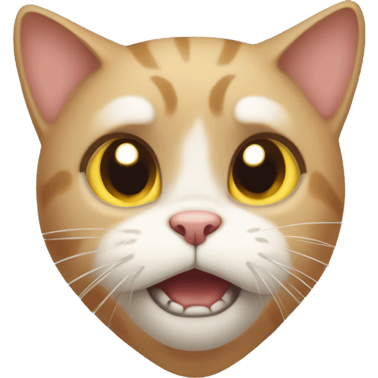 frightened kitty emoji