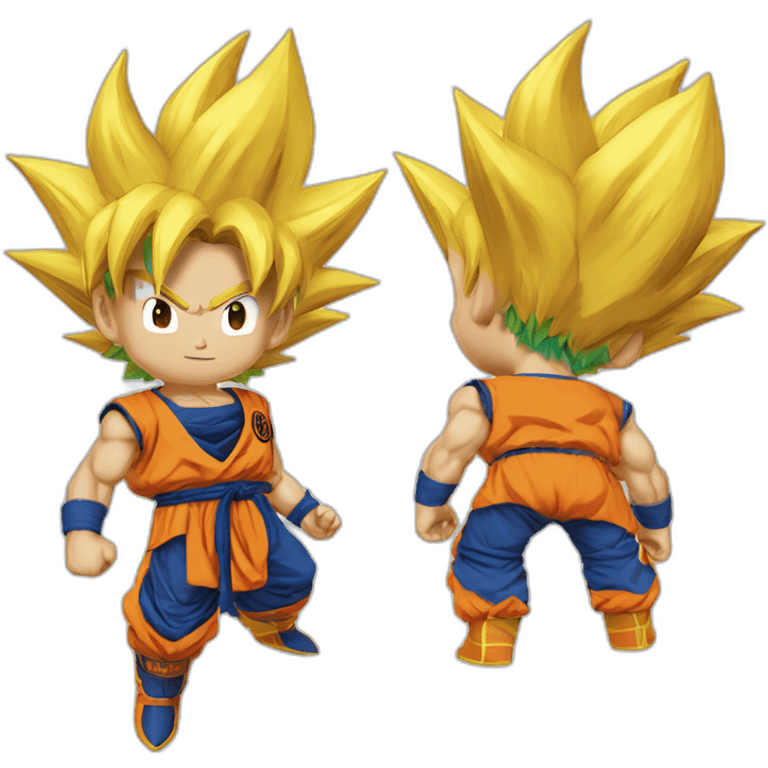 Goku super sayan 3 emoji