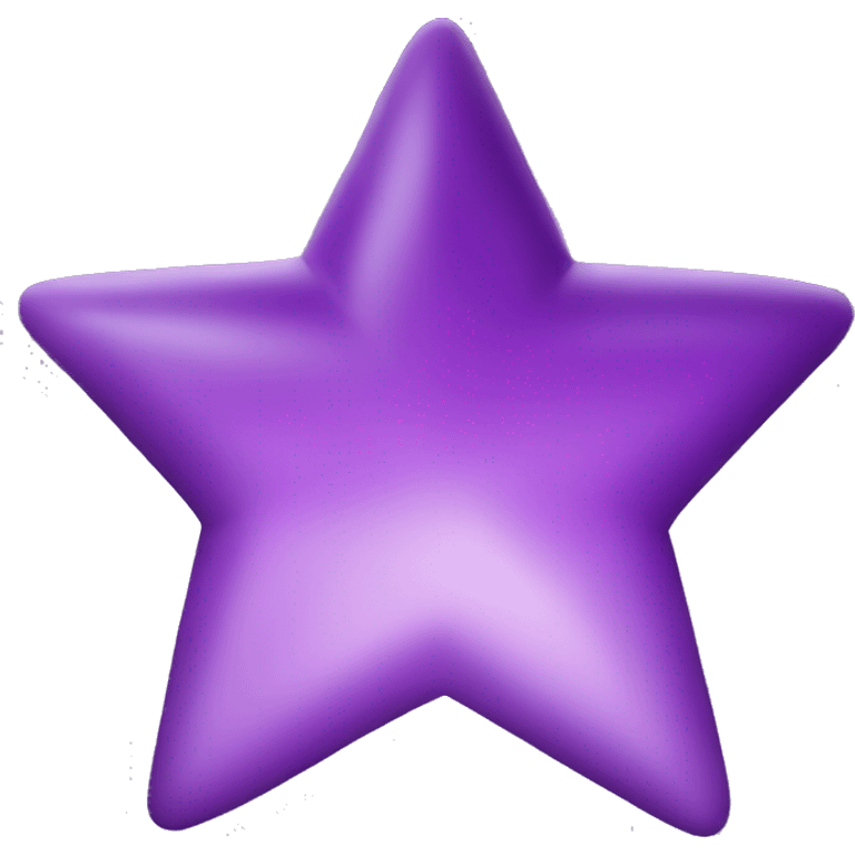 Purple a star  emoji