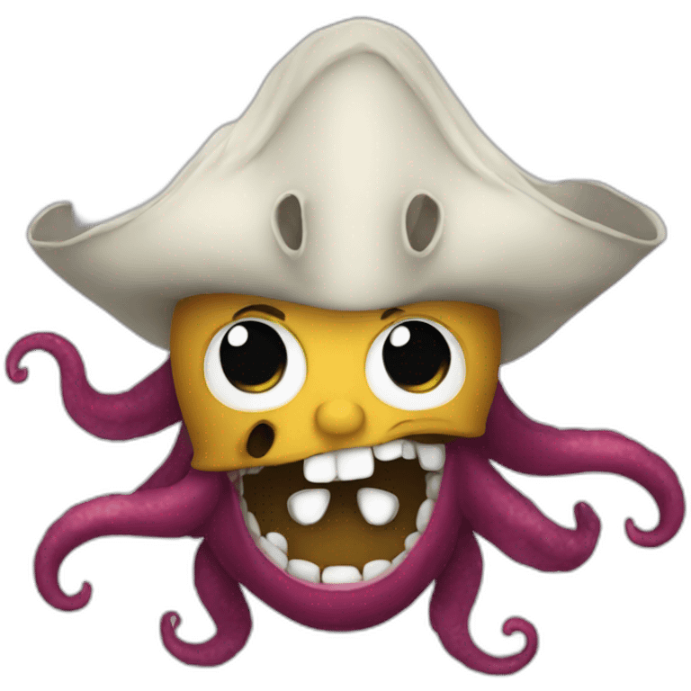 Trump as kraken pirate emoji