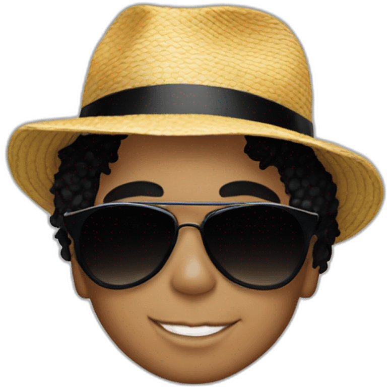 Michael jackson tomando sol emoji