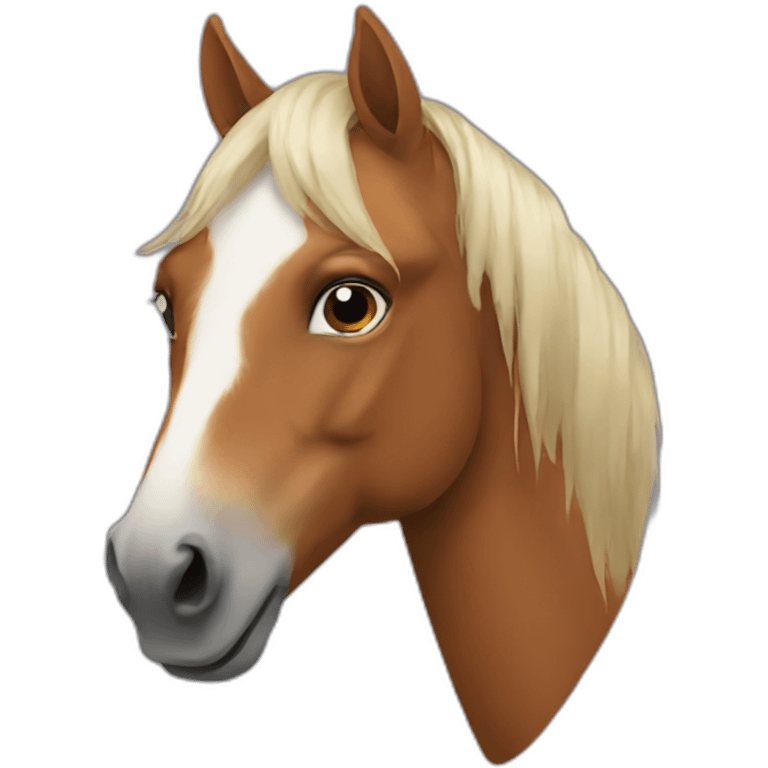 horse face emoji