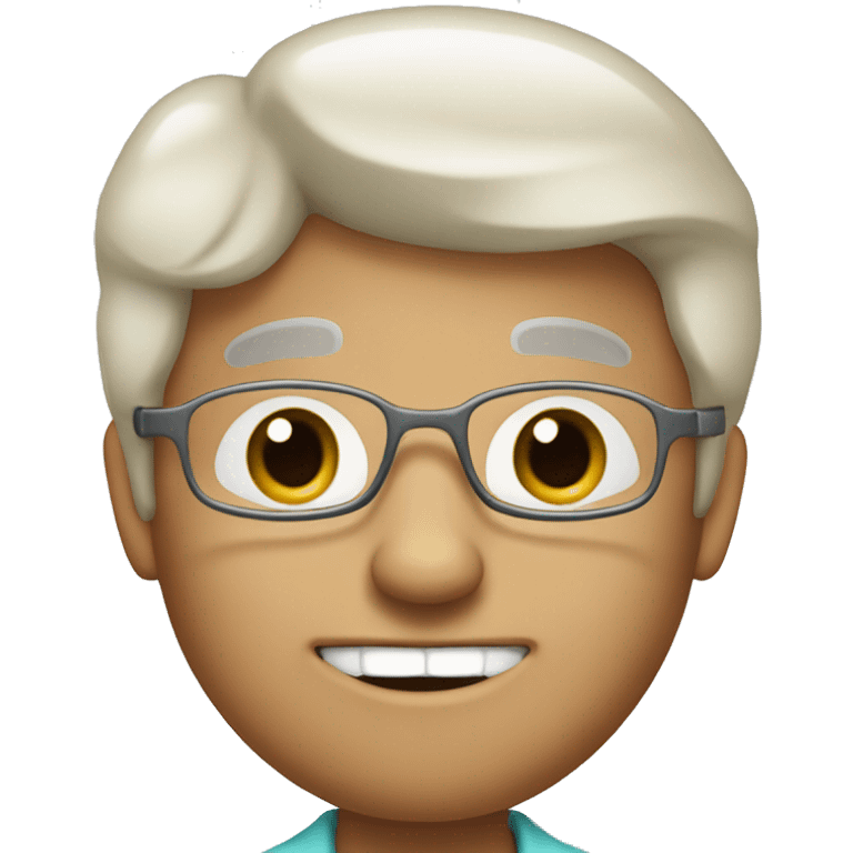 Create a character related to dentistry that has an average age of 50 years emoji