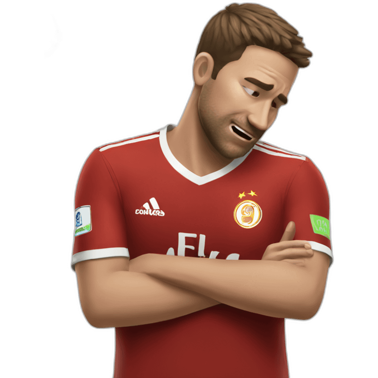 Guy losing in fifa emoji