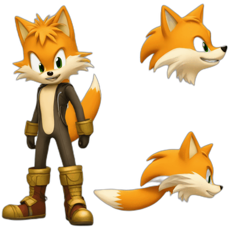 sonic with fox tail emoji