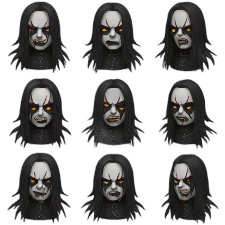 Black metal emoji