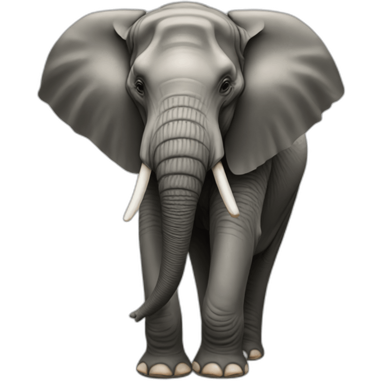 realistic elephant full body emoji