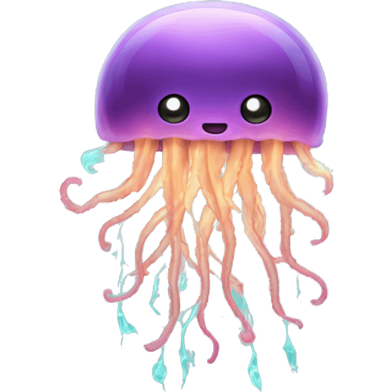 Jellyfish with lightning tentacles  emoji