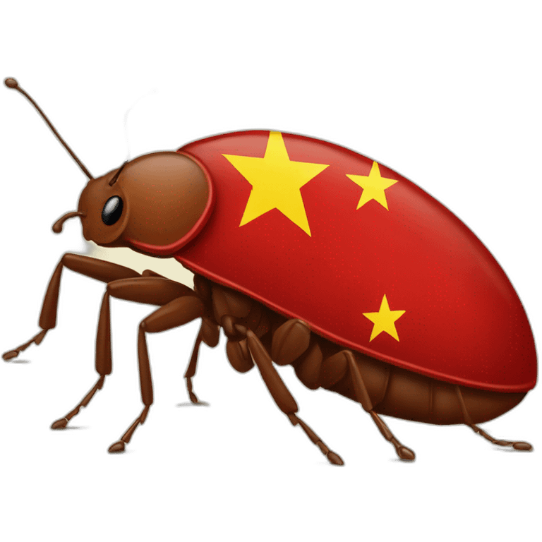 communist-bedbug-with-flag emoji