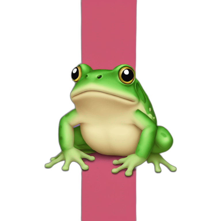 toad lesbian flag color emoji