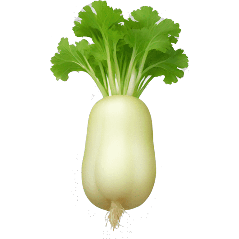 daikon radish emoji