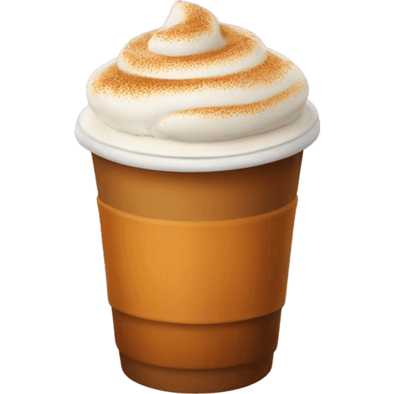 Pumpkin spice latte  emoji