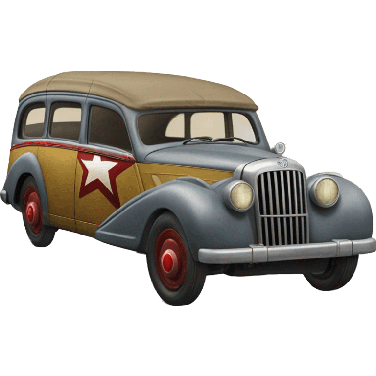 Wonder Woman’s Invisible 1943 WW2 Mercedes German Staff Officer’s 4-door Car Repurposed for U.S. Mail delivery  emoji