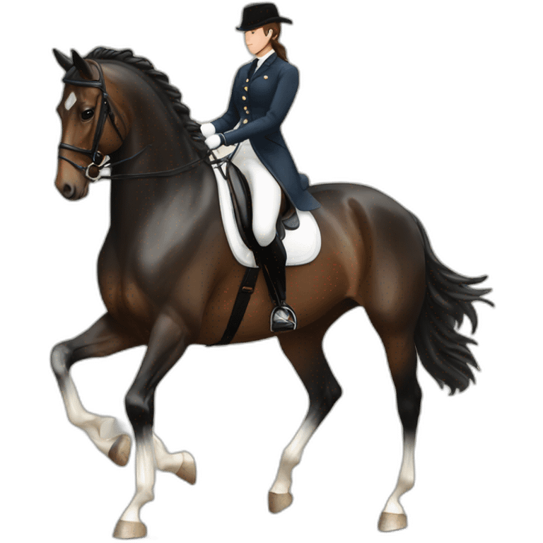 dressage horse emoji