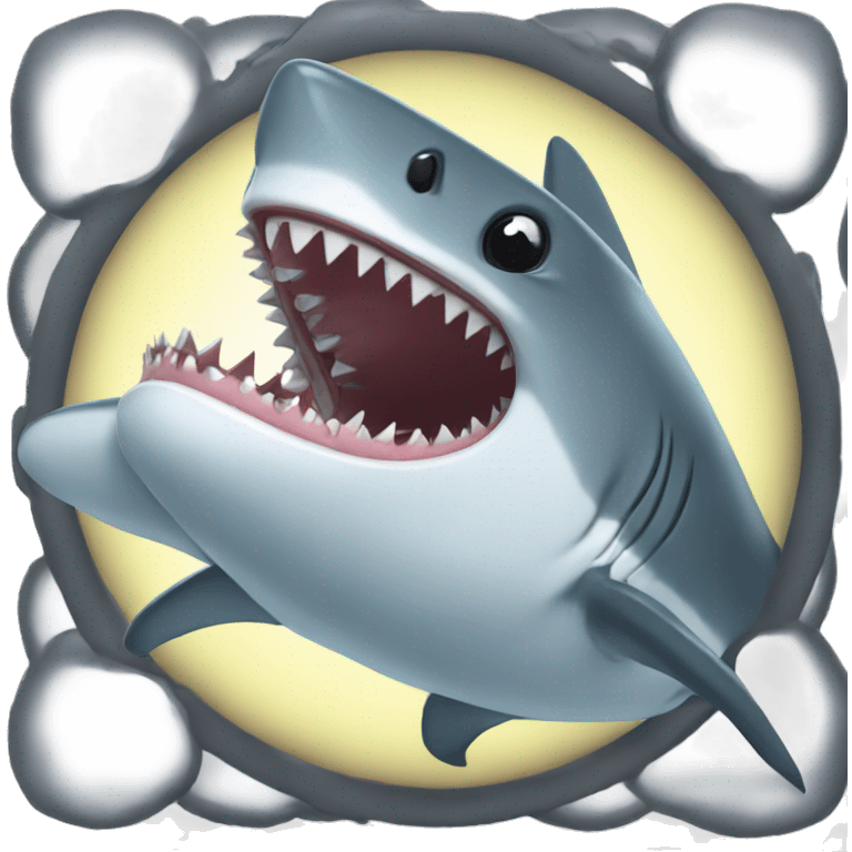 animated shark  emoji