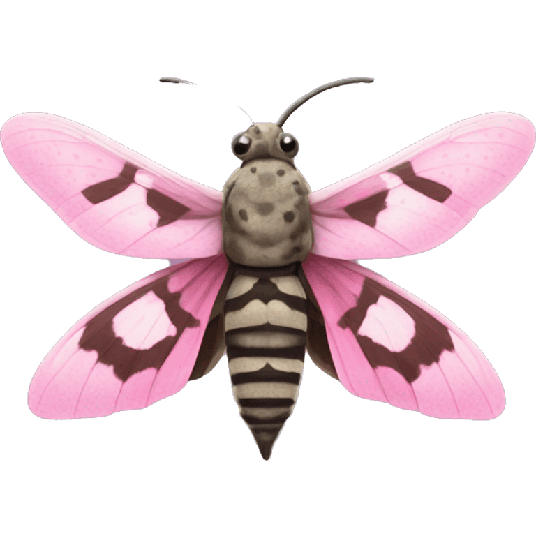 pink-spotted hawkmoth emoji