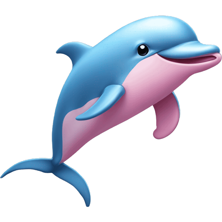 Big pink dolphin emoji