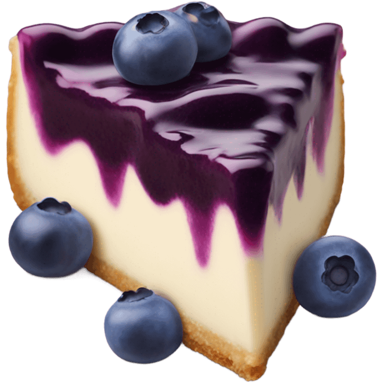 Blueberry Cheesecake  emoji