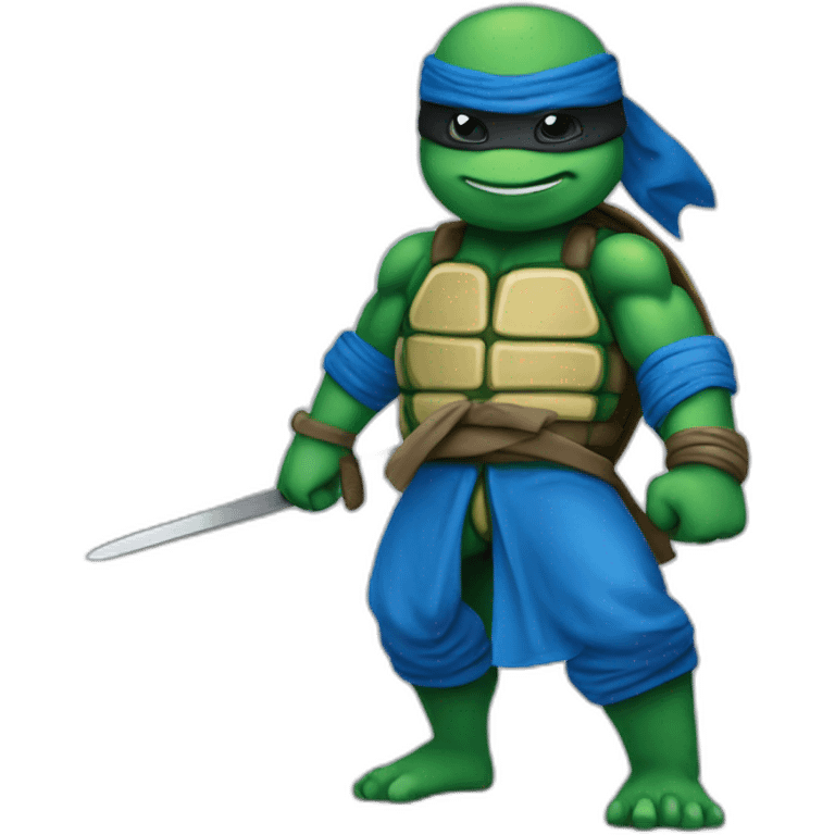 ninja-turtle-blue emoji