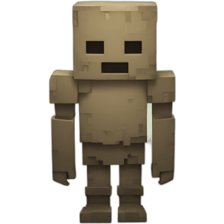 little cute golem minecraft  emoji