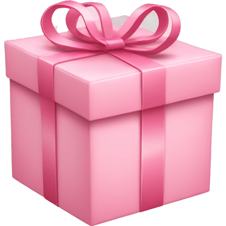 heart shaped light pink gift box emoji