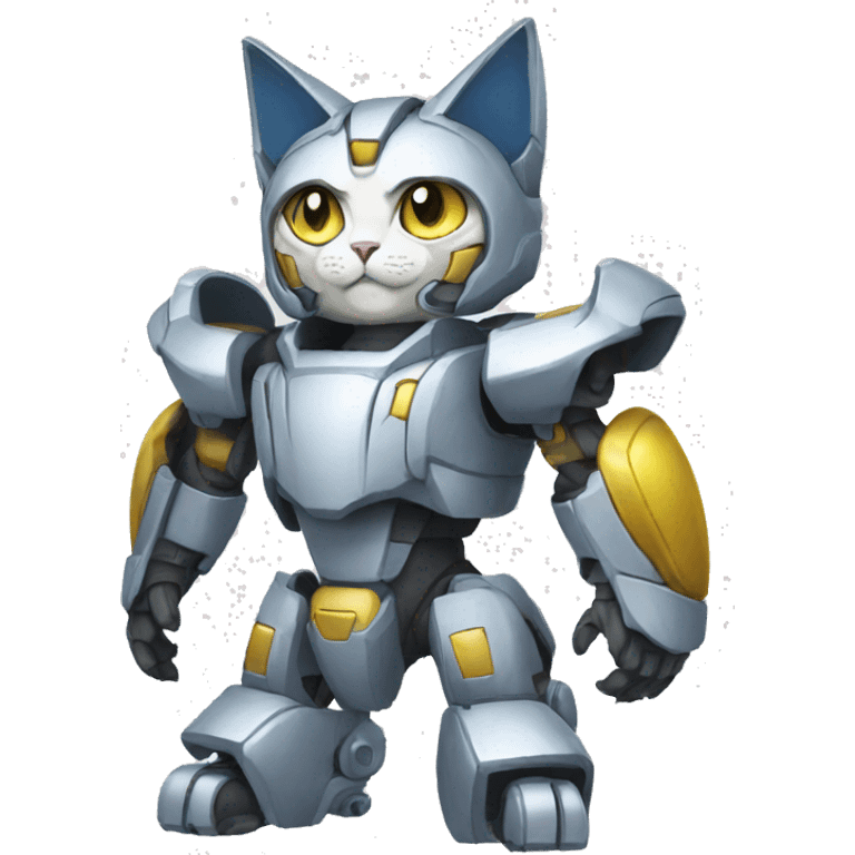 Cat-Medabot full body emoji