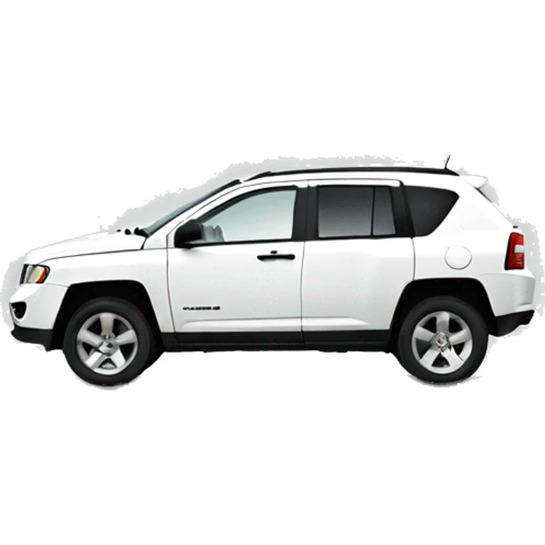 White 2013 Jeep Compass emoji