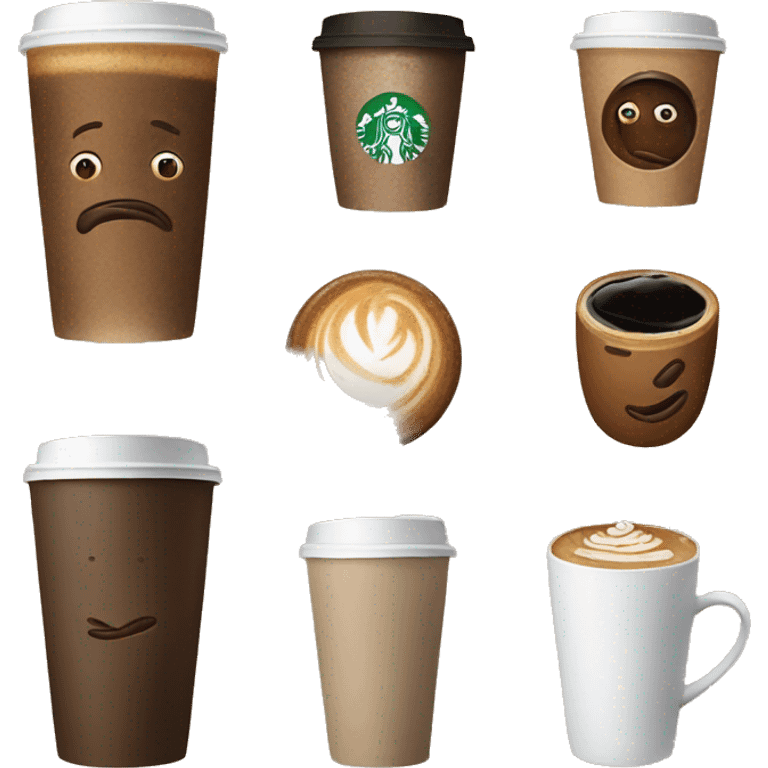 Coffee Starbucks new year emoji