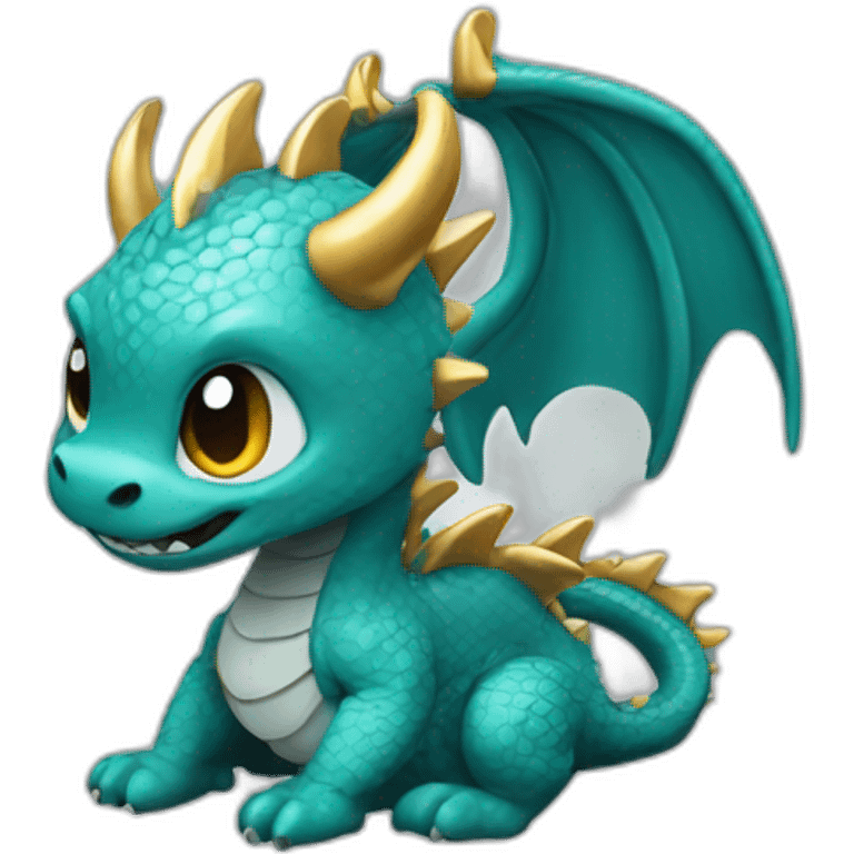 dragon cute METALS emoji