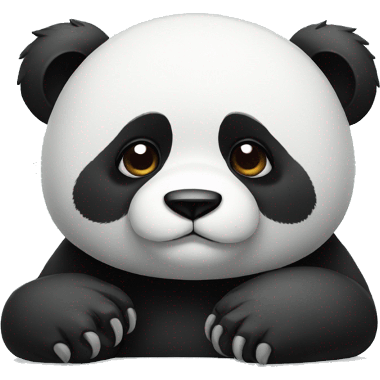 Sad panda emoji