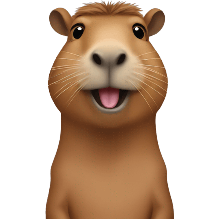 
happy capybara emoji