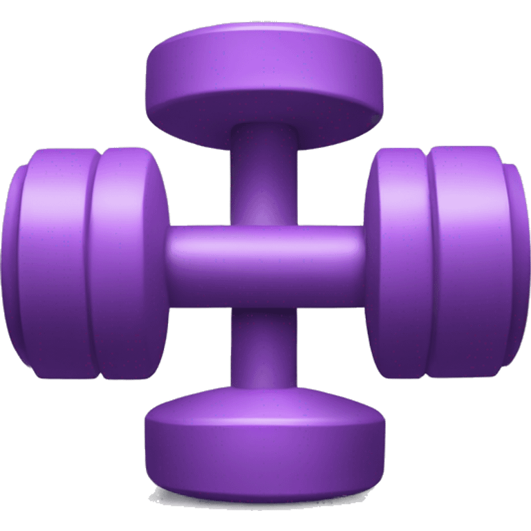 light purple dumbbell emoji