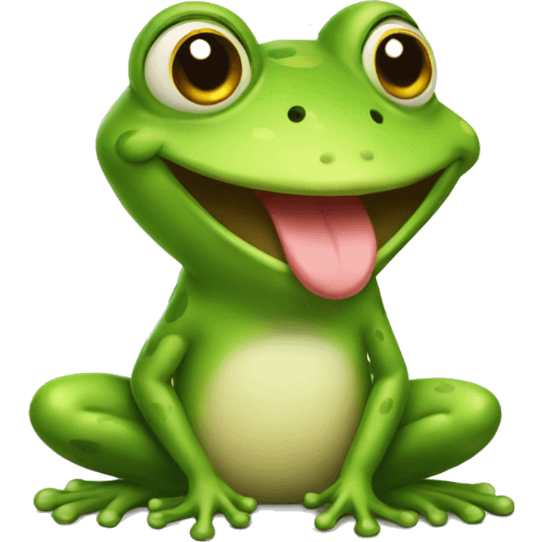 Mr Frog Smiling Friends emoji