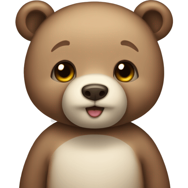 Cute bear emoji