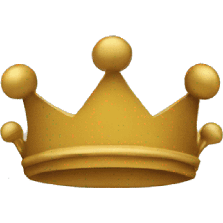 a crown with 'A' letter on center emoji