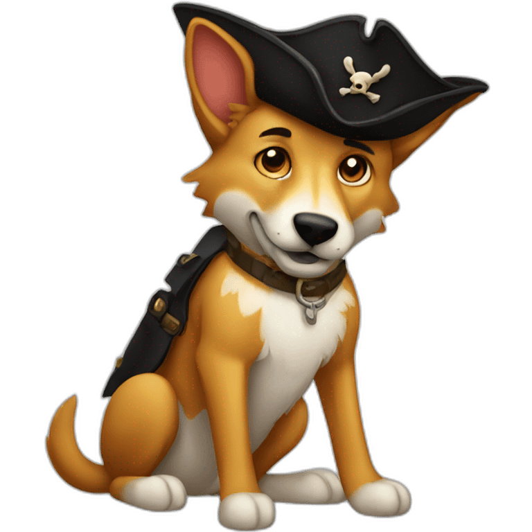 Dingo pirate emoji