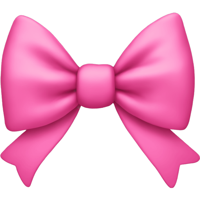 pink bow with hearts emoji