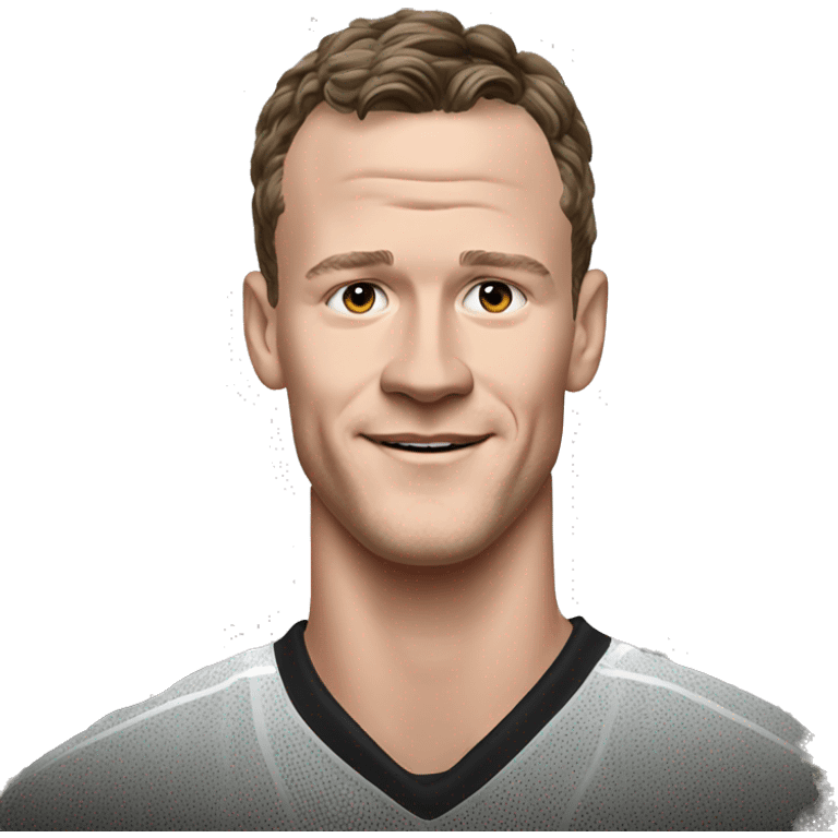 Jonathan Toews in front of the Eiffel Tower  emoji