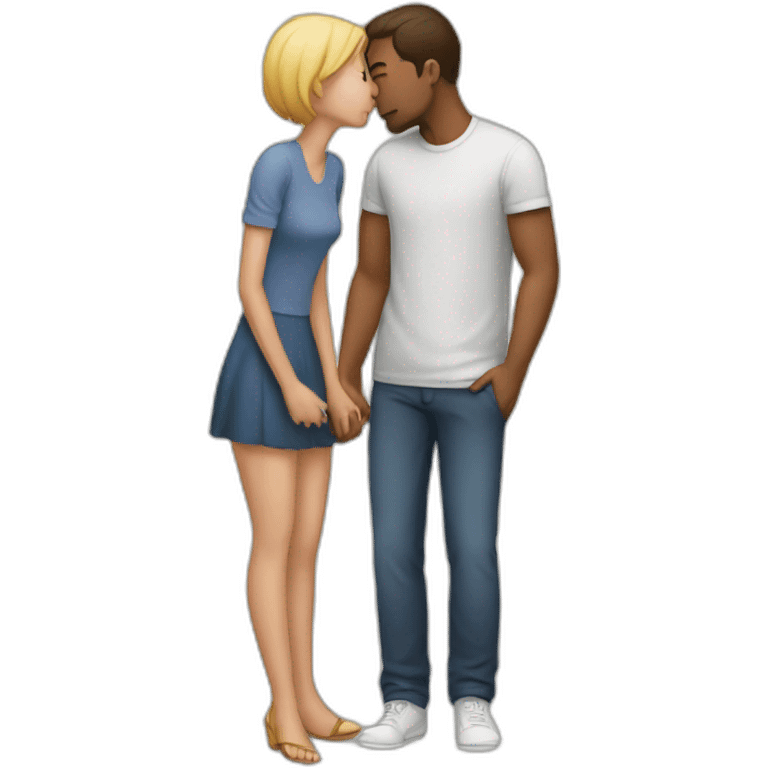 couple kissing full body emoji