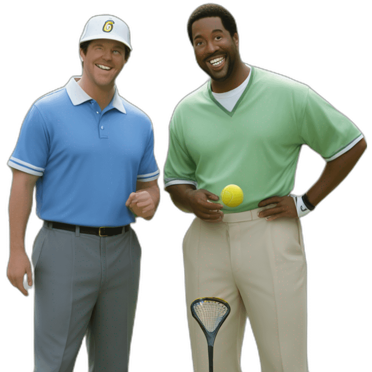 Happy Gilmore and chubbs emoji