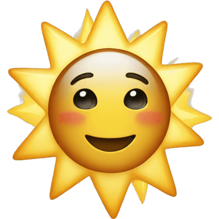 Star with sun emoji