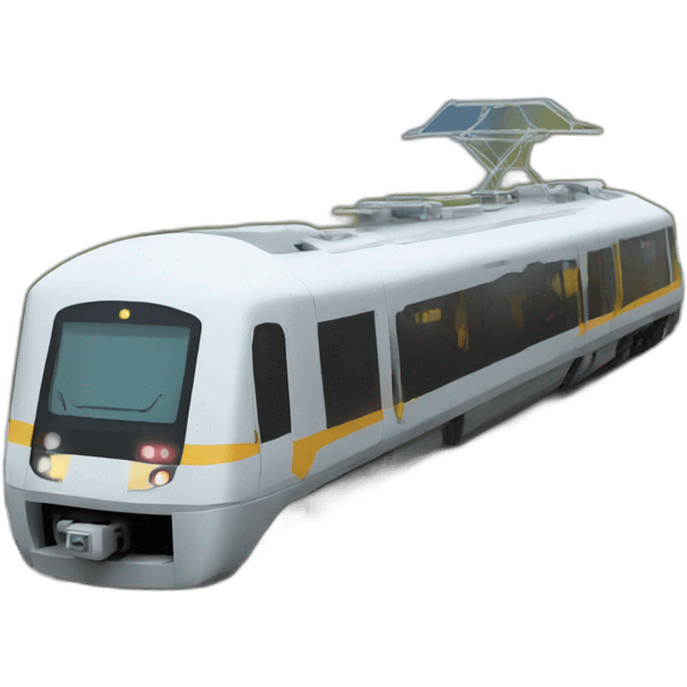 hi tech train emoji