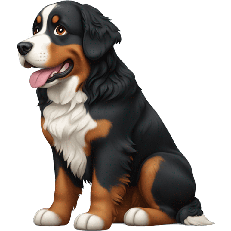 Bernese mountain dog emoji