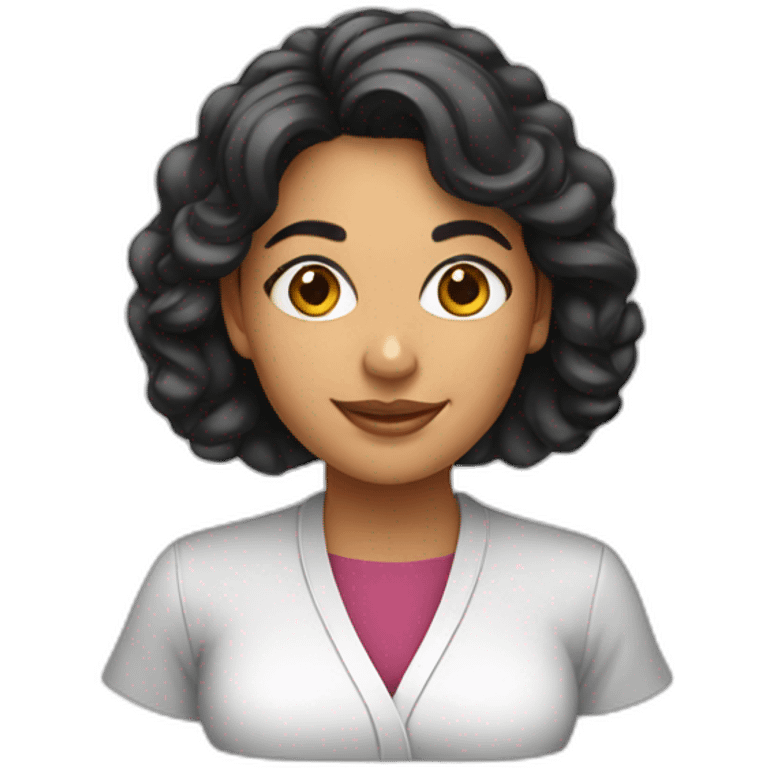 woman latina nutriologist emoji