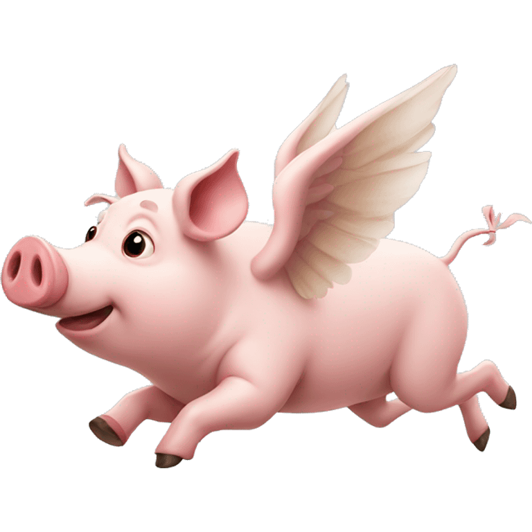 pig flying  emoji